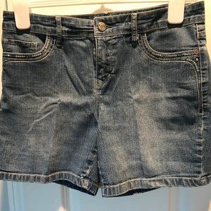 Gloria Vanderbilt Jean Shorts Sparkly Pockets